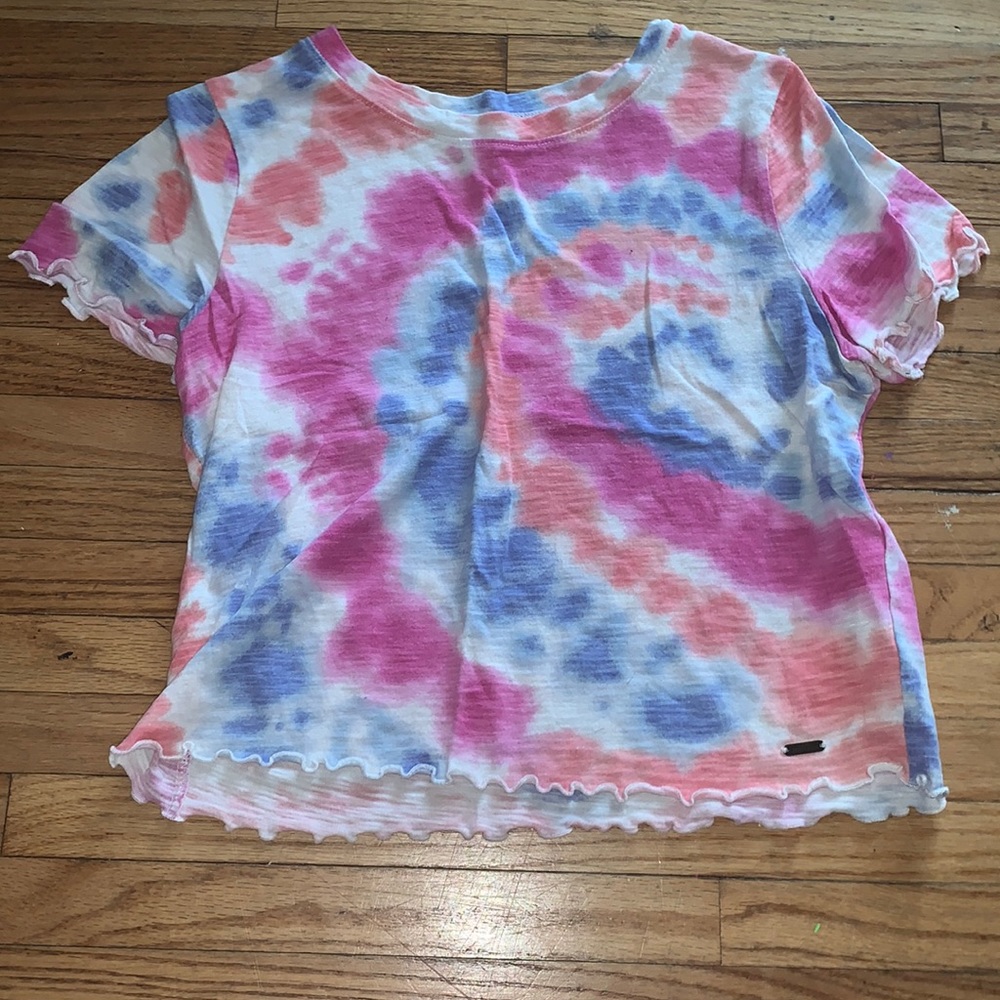 the dye crop top from hollister